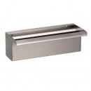 Lame d'eau Niagara Ubbink 30 cm acier inoxydable bross&eacute; inox 304 montage mural sans led