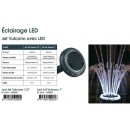 Eclairage Ubbink et Jet Vulcano 1" pour pompe Elimax