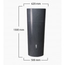 Kit r&eacute;servoir Stone 2 en 1 Graf coloris Lava- 350 litres