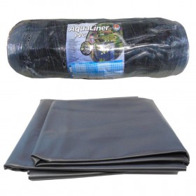 Bache pour bassin :  bâche pour bassin de jardin carpes koï Aqualiner 7 x 6 m épaisseur 0.5 mm