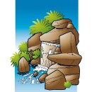 Lame d'eau Niagara Ubbink 60 cm avec LED
