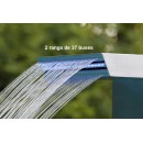 Lame d'eau Straight Ubbink Cascade design pour les &eacute;tangs ou les piscines