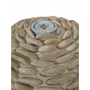 Fontaine de jardin Trente Ubbink 1308326 boule en pierre naturelles claire avec pompe et bassin