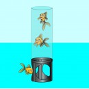 Fishtower 50 Une d&eacute;coration pour bassin de jardin permettant d'observer les poissons qui s'y trouve sous un tout nouvel angle