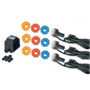 MiniBright led 3 x 8 Ubbink avec caches et transfo