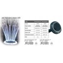 Eclairage led bassin Ubbink Jet Vulcano 1/2" pour pompe Elimax et Xtra
