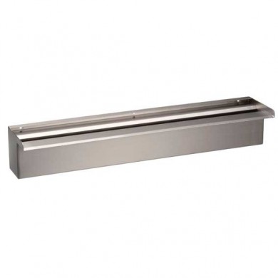 Lame d'eau Niagara Ubbink 60 cm acier inoxydable brossé inox 304 montage mural sans led