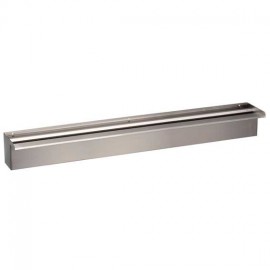 Lame d'eau Niagara Ubbink 90 cm acier inoxydable brossé inox 304 montage mural sans  led