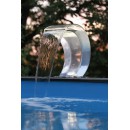 Lame d'eau Mamba Acryl Ubbink haut 54 cm transparente