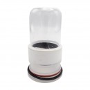 Verre &agrave; quartz 5Watt D50mm 108,5mm et cl&eacute; biopressure 3000