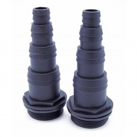 Set à 2 raccords 1 1/2" x 40-32-25-20-13 mm Ubbink