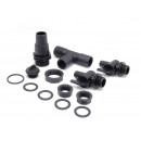 Set de connection (robinets,joints,capuchons,tulle) filtramax 9000 et 12000