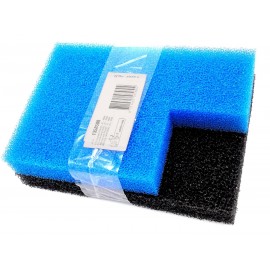 Set de nattes pour filtraclear 2500 et 4500 mousse 10 et 20 ppi épais 4 cm 26,5 x 18,5 cm AS2026