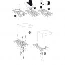Lame d'eau Straight Ubbink Cascade design pour les &eacute;tangs ou les piscines