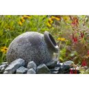 Fontaine Orange Ubbink avec pompe et bassin