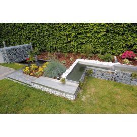 Cours d'eau Wolga Ubbink 103cm élément droit pour bassin de jardin