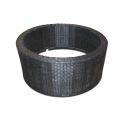 Decowall Wicker 2 Ubbink noir Diam 90 haut 38 cm