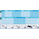 B&acirc;che bassin de jardin Aqualiner 5 x 6 m &eacute;paisseur 0.5 mm
