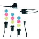 LED fontaine 3 MiniBright Ubbink  0.6W avec caches et transfo
