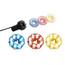 LED fontaine 3 MiniBright Ubbink  0.6W avec caches et transfo