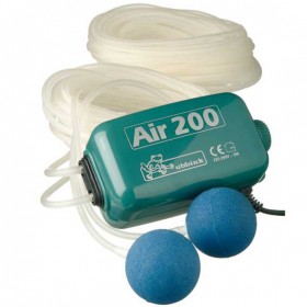 Pompe oxyg&eacute;nation : Pompe Air 200 Indoor Ubbink 200 l/h installation en int&eacute;rieur pour bassin jusqu'&agrave; 2000 Litres