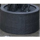 arr&ecirc;t produit par ubbink Decowall Wicker Ubbink D 72.5 cm noir pour bassin de 68 cm
