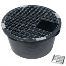 Bassin pour fontaine avec grille Victoria 60 H36 x &Oslash;69,5 cm 90 litres