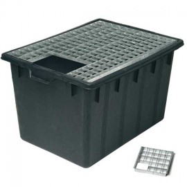 Bassin pour fontaine avec grille Quadro 3 H37,5 x 82,5 x 64 cm 150L