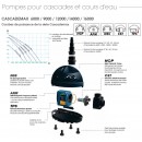 Pompe de bassin Cascademax 6000 Ubbink id&eacute;ale pour cascade et cours d'eau