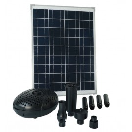 Pompe bassin Solarmax 2500 Ubbink avec panneau solaire pour jets d'eau 2450l/h