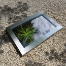 Cadre inox pour bassin de jardin Quadra 3 non inclus