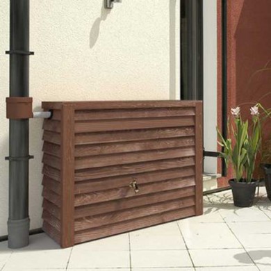 Récupérateur d'eau Woody 350 litres Graf clair ou foncé