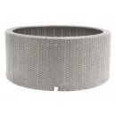 Decowall Wicker 7 Ubbink blanc beige Diam 72.5 haut 38,5 cm