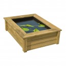 Kit bassin de jardin en bois QUADRO WOOD 10 Ubbink avec pompe H33,8 x 119,4 x 90,5 cm