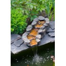 Cours d&rsquo;eau reproduction de bloc de roches et pierres Reveton Ubbink