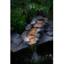 Cours d&rsquo;eau reproduction de bloc de roches et pierres Reveton Ubbink