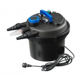 Filtre bassin de jardin :  filtre bassin préformé Biopressure II 6000 Ubbink filtre à pression avec Uvc pour bassin de 6000L sans pompe