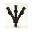 Raccord reglable 3 directions 19mm