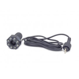 Arrêt produit par Ubbink stock épuisé MiniBright 1 x 8 LEDs Ubbink cable en caoutchouc 1,5 m