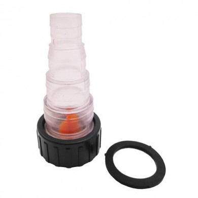 Raccord 40-32-25-19 transparent avec Joint et écrou  BIOPRESSURE 18000 Ubbink