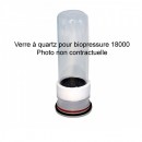 Verre &agrave; quartz avec Joint pour filtre biopressure 18000