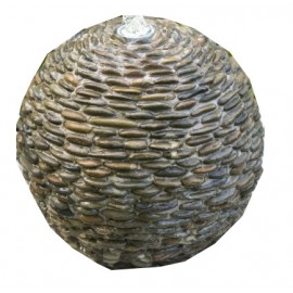Arrêt produit par Ubbink stock épuisé Sphère galets gris clair seule sans jet sans led pour Aquaarte Trent