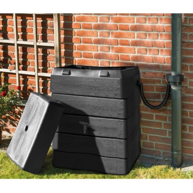 Récupérateur d'eau de pluie murale 168 litres Nature Ubbink