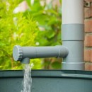 Collecteur filtrant d&eacute;bit r&eacute;glable pour r&eacute;cup&eacute;rateur d'eau de pluie Nature Ubbink