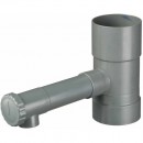 Collecteur filtrant d&eacute;bit r&eacute;glable pour r&eacute;cup&eacute;rateur d'eau de pluie Nature Ubbink