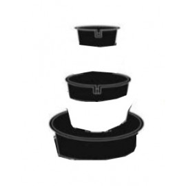 Set de 3 réservoirs plastique pour fontaine Edinburgh Ubbink