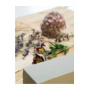 Carton de 20 mousses florales grises pour usage sec, haut 7.5 x dimensions 20 x 10 cm