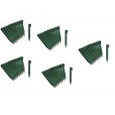 50 Ancres pour bordure de jardin - PP, gris - H19,5 x 1,9 x 1,8 cm