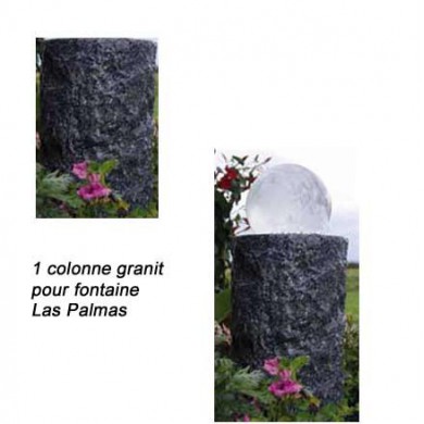 Arrêt par Ubbink 1 colonne Granit pour fontaine Las Palmas
