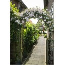 Pergola arche en acier galvanis&eacute; laqu&eacute; &eacute;poxy noir marque Nature